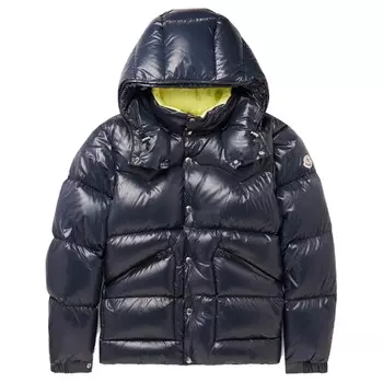 Пуховик мужской морской синий Moncler