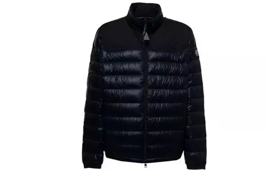 Пуховик мужской морской синий Moncler