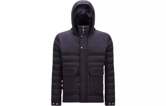 Пуховик мужской морской синий Moncler
