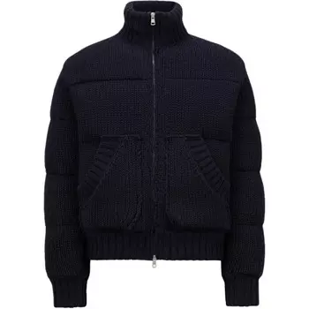 Пуховик мужской морской синий Moncler