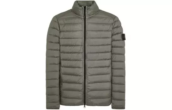 Пуховик мужской Moss Green Stone Island, зеленый