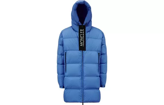 Пуховик мужской небесно-голубой Moncler