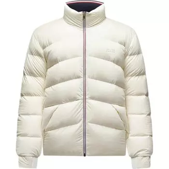 Пуховик мужской однотонный белый K·Swiss