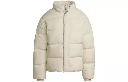 Пуховик мужской Off White Adidas Originals, кремовый