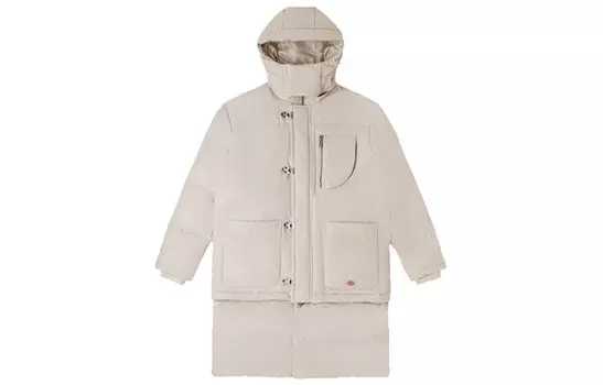 Пуховик мужской Off White Dickies, кремовый