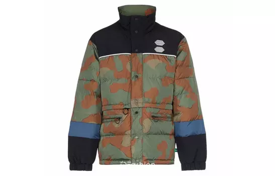 Пуховик мужской Off-White, камуфляж