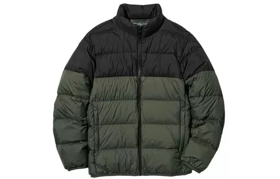 Пуховик мужской оливковый Uniqlo, оливковый