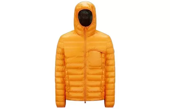 Пуховик мужской оранжевый Moncler