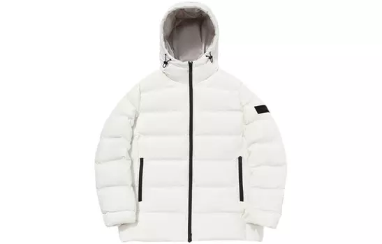 Пуховик мужской перо белый Lining, цвет Feather White