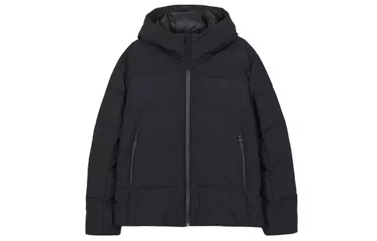 Пуховик мужской янтарно-черный Uniqlo, черный