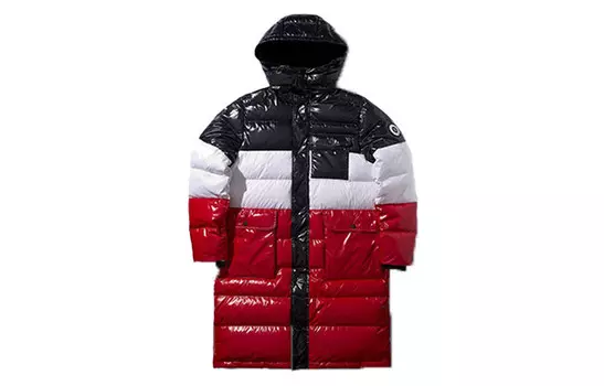 Пуховик мужской разноцветные нашивки Lining, цвет Multi Color Patches