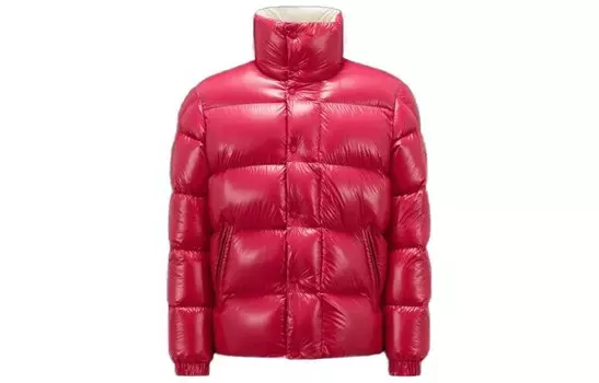 Пуховик мужской розовый Moncler, розовый