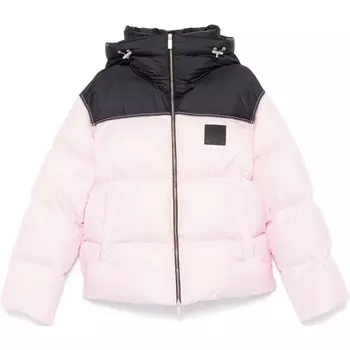 Пуховик мужской розовый Off-White, розовый