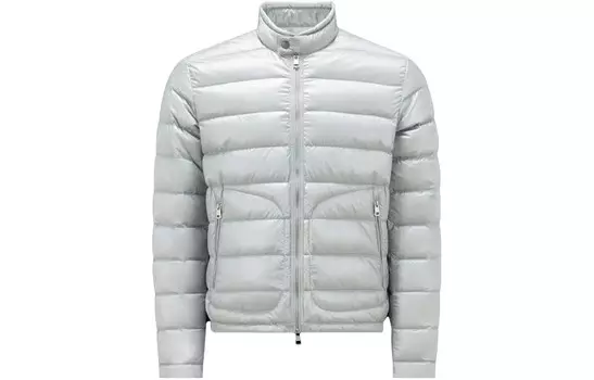 Пуховик мужской серый Moncler
