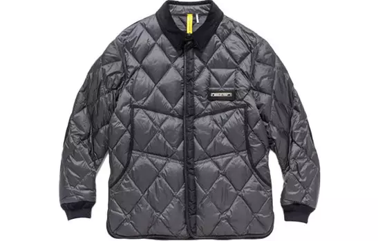 Пуховик мужской серый Moncler