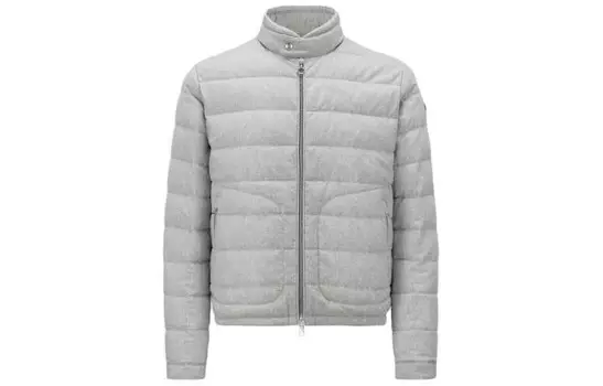 Пуховик мужской серый Moncler