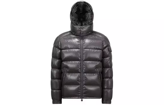 Пуховик мужской серый Moncler