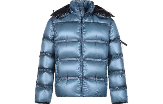 Пуховик мужской серый синий Moncler