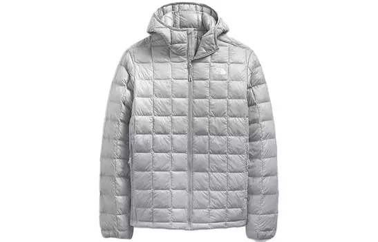 Пуховик мужской серый The North Face, серый