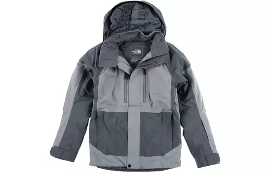 Пуховик мужской серый The North Face, серый