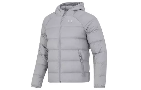 Пуховик мужской серый Under Armour, серый