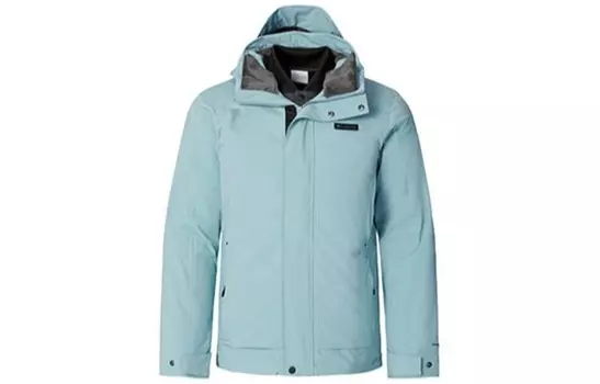 Пуховик мужской синий Columbia