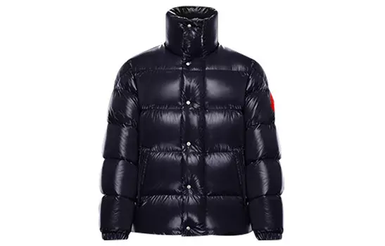 Пуховик мужской синий Moncler