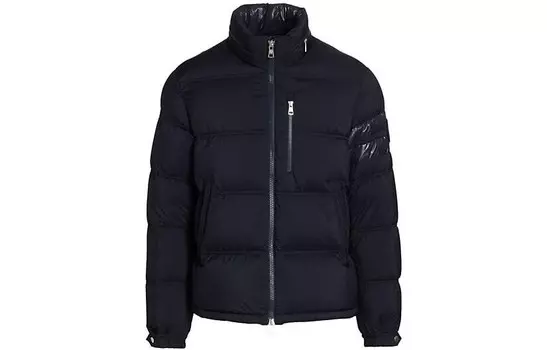 Пуховик мужской синий Moncler