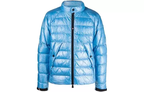 Пуховик мужской синий Moncler