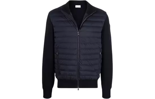 Пуховик мужской синий Moncler