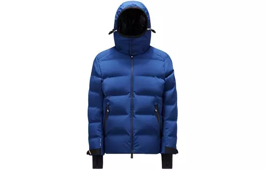 Пуховик мужской синий Moncler