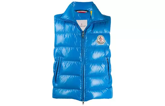 Пуховик мужской синий Moncler