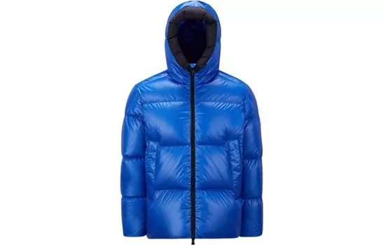 Пуховик мужской синий Moncler