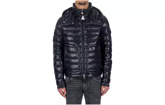 Пуховик мужской синий Moncler