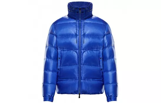 Пуховик мужской синий Moncler