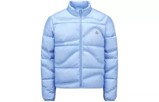 Пуховик мужской синий Moncler