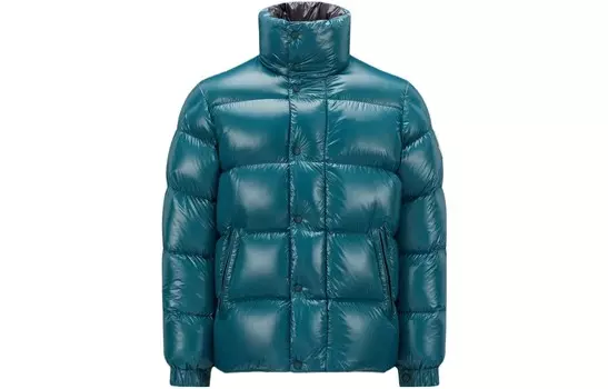 Пуховик мужской синий Moncler
