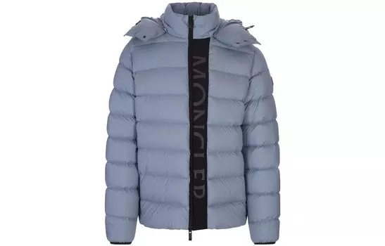 Пуховик мужской синий Moncler