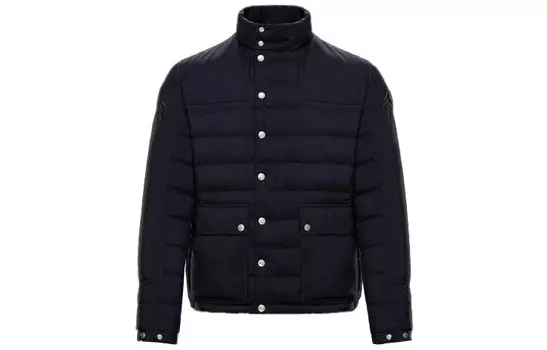 Пуховик мужской синий Moncler