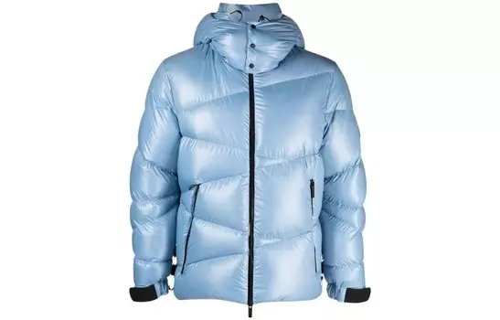 Пуховик мужской синий Moncler