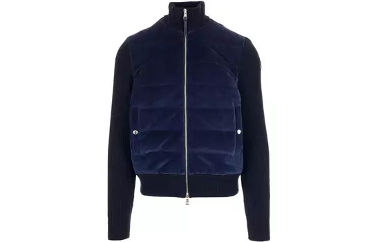 Пуховик мужской синий Moncler