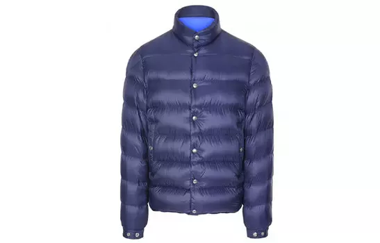 Пуховик мужской синий Moncler
