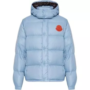 Пуховик мужской синий Moncler