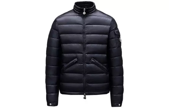 Пуховик мужской синий Moncler