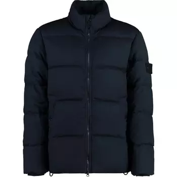 Пуховик мужской синий Stone Island