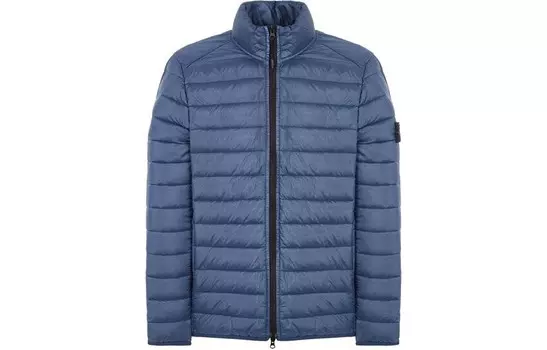 Пуховик мужской синий Stone Island, синий