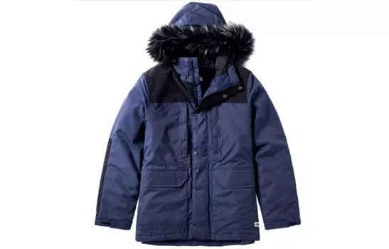 Пуховик мужской синий The North Face, синий