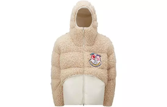 Пуховик мужской Snowflake белый Moncler