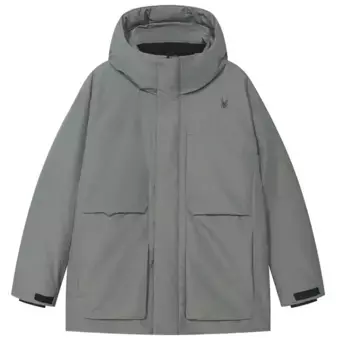 Пуховик мужской Spyder, цвет Gray bronze green