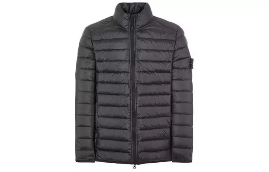 Пуховик мужской Stone Island, черный